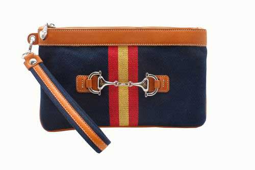 Purse in Blue Tarpaulin with the Spanish Flag
